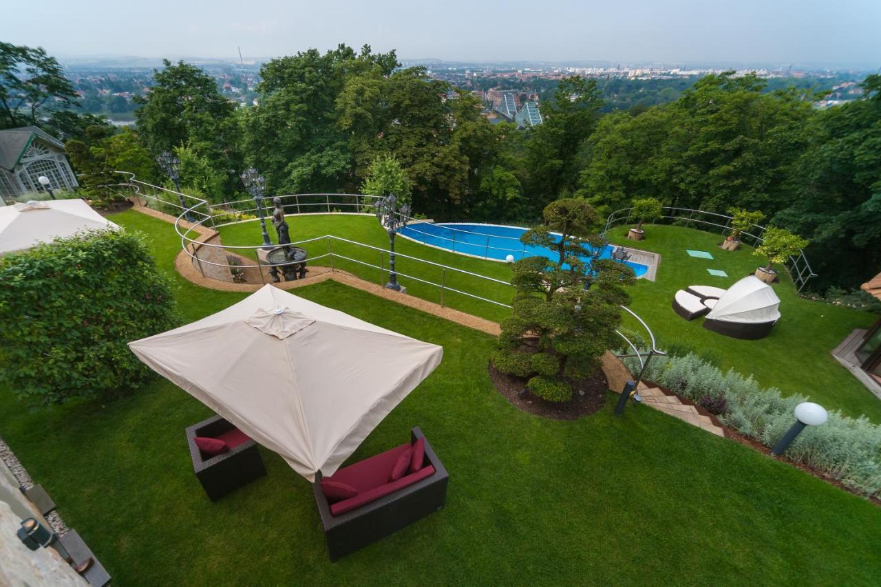 Villa Via Lapis - Panoramablick Ueber Dresden - Garten - Pool - Sauna - Luxus 外观 照片