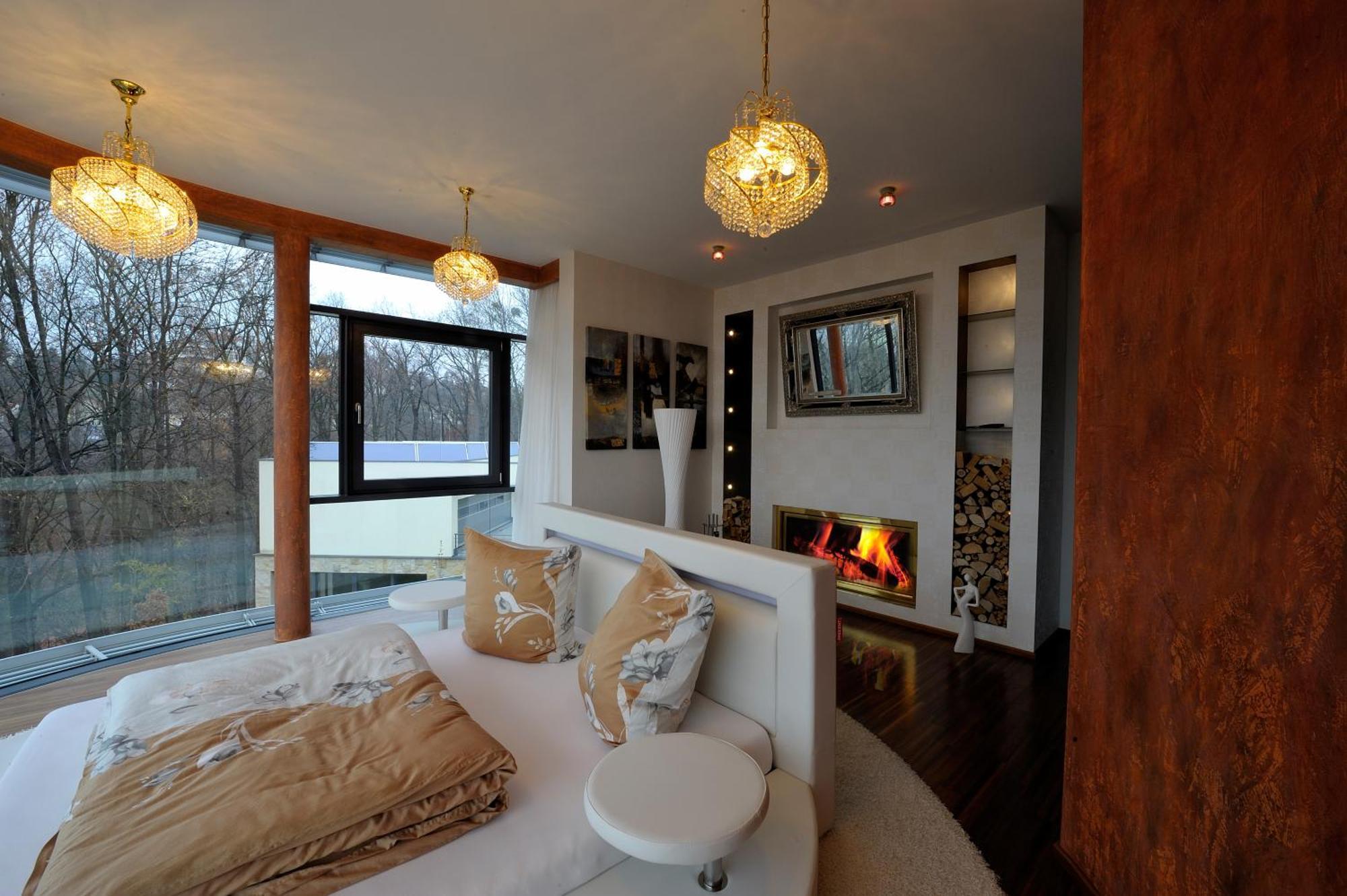 Villa Via Lapis - Panoramablick Ueber Dresden - Garten - Pool - Sauna - Luxus 客房 照片